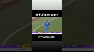 Brilliant catch by yuvraj singh/unexpected catch by yuvi