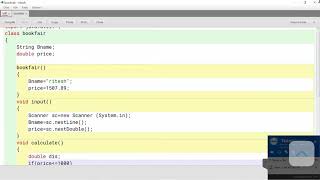 ICSE computer program menu driven in Bluej