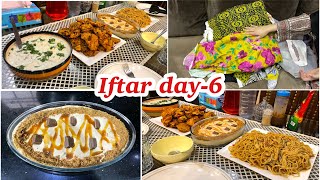 Iftar day-6|My shopping from Sapphire|Cold dessert recipe,Easy Spaghetti recipe|Tarab khan vlogs