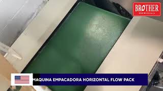 Maquina empacadora horizontal flow pack