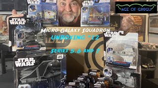 Micro Galaxy Squadron unboxing #12 series 5, 6 and 7