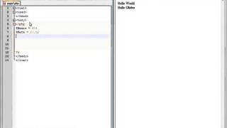 PHP Lesson 7 Variables and Data Types