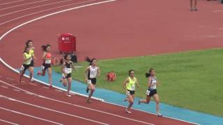 20170425102329 106學年度全國中等學校運動會田徑賽高中女800公尺預賽第2組 新竹縣東泰高中劉依琁 臺北市再興中學謝宇硯 臺南市臺南女中林怡青 雲林縣斗六家商劉莎玟 進準決賽。