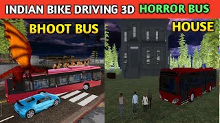 Franklin Drive Bus Going To Horror House | Funny Gameplay Indian Bikes Driving 3