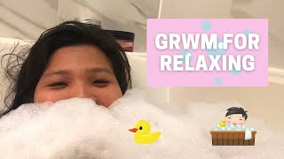 grwm to relax - jacuzzi bath style