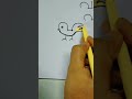 #shorts|വ എന്ന അക്ഷരം കൊണ്ട് ചിത്രം വരക്കാം|How to draw a duck|sajis wonderland