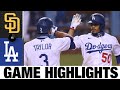 Mookie Betts hits 3 home runs in Dodgers' rout | Padres-Dodgers Game Highlights 8/13/2020