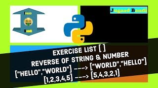 Exercise Print Reverse || Python Tutorials in hindi