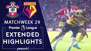 Southampton v. Watford | PREMIER LEAGUE HIGHLIGHTS | 3/13/2022 | NBC Sports