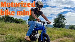 Build a motorized bike mini with scooter engine