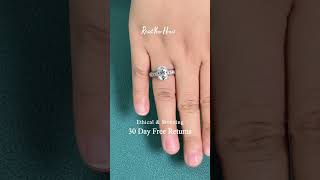 Oval Cut Moissanite Channel Accents Engagement Ring