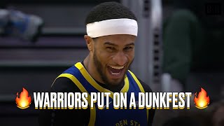Warriors Put On A Dunk Clinic vs. The Timberwolves