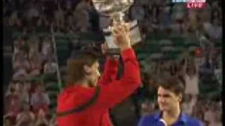 Federer Nadal emotional speech 2009