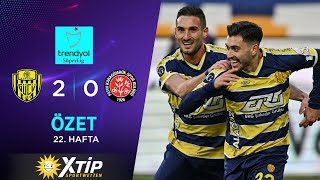 Merkur-Sports | MKE Ankaragücü (2-0) F. Karagümrük - Highlights/Özet | Trendyol Süper Lig - 2023/24