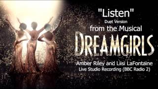 Listen (duet) from Dreamgirls - Amber Riley and Liisi LaFontaine - Studio Recording (live)