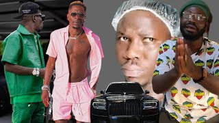 see hw de whole tiktok z defendn shatta and aťtackn stone\u0026bhim fans for envying shatta's Rolls Royce