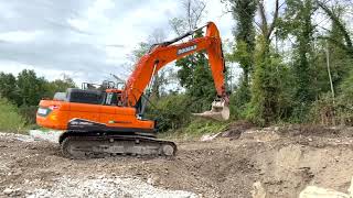 How To Build a Cliff - DOOSAN DX350LC part 1