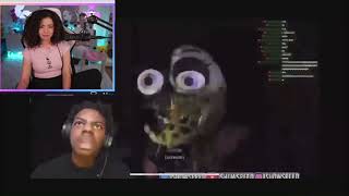Pokimane reacts to IShowSpeed FLASHING.