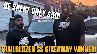 Donkmaster gives the Trailblazer SS to the new winner!