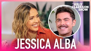 Jessica Alba Did TikTok Dance With Zac Efron \u0026 Her Kids Couldn't Believe It