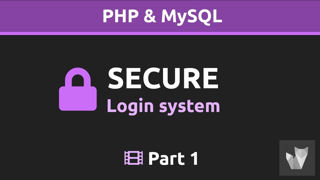 Register The User In The Database | PHP And MySQL Secure Login System ...