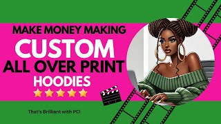 Make Money with Custom All-Over Print Hoodies – POD Made Easy! 💸✨