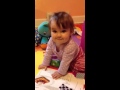 Baby loves books