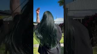 The Perfect Dark Green Hair