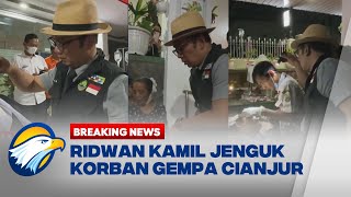 Ridwan Kamil Jenguk Korban Gempa di RSUD Sayang, Cianjur