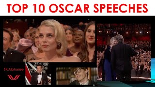 Top 10 Oscar Speeches Ever - [Best Actors] | The Academy Awards | Dream Big with SK