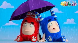 Oddbods | NEW | RAIN RAIN GO AWAY! | Funny Cartoons For Kids