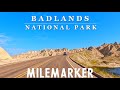 [4K] BADLANDS NATIONAL PARK - South Dakota - 4K Relaxing Scenic Driving Tour