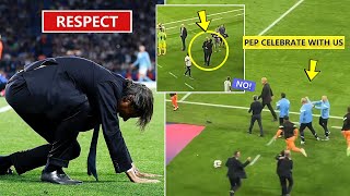 👏RESPECT! Pep Guardiola Rejects UCL Celebration & Goes Straight to Console Inter coach Inzaghi!