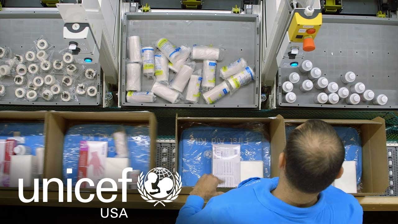 UNICEF Supply Division Warehouse Tour - YouTube