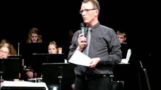 KCA Spring Arts June 2011 - Mr. Steve Warner introducing the High school Music class piece.