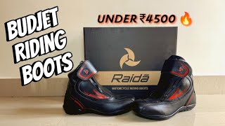 Most Affordable Riding Boots | Raida Tourer Boots | Just for ₹4250 🔥