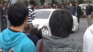 脱出できるのか！？ 18クラウン 亀る - StanceNation - Lowered Car FAILS スタンスネーション 2015 【搬入動画】