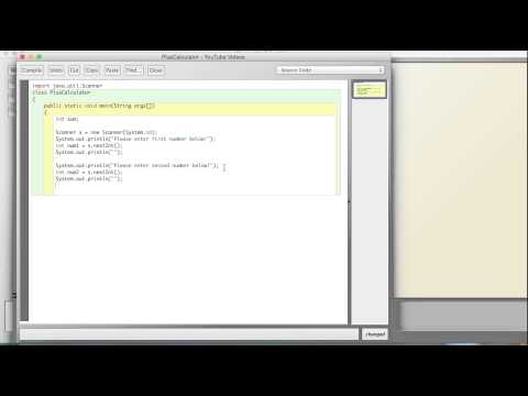 BlueJ Calculator Tutorial BlueJ Calculator Tutorial