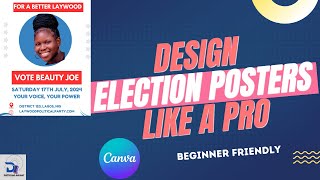 Create an Eye-Catching Election Poster in Canva – Easy Tutorial