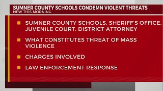 Sumner Co. schools condemn violent threats