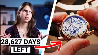 This $250K luxury watch runs correctly for the next 28,627 days!