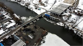 Ход строительства моста на набережной. Успеют ли до паводка? 23.02.2022