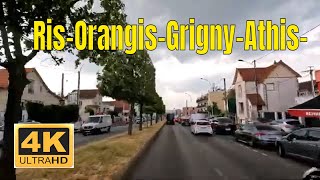 Ris-Orangis-Grigny-Athis-Mons - Driving- French region