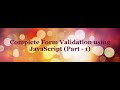 Complete Form Validation using JavaScript tutorial - (Part - 1)