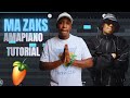 Ulazi, Officixl RSA & Benzoo - Ma Zaks Amapiano Tutorial | FL Studio Mobile 