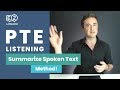 PTE Listening: Summarize Spoken Text | METHOD with Jay! PTE Listening: Summarize Spoken Text | METHOD with Jay!