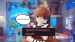 Pinching Monika's Cheeks | Monika After Story