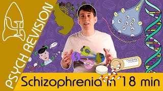 Schizophrenia - AQA Psychology in 18 MINS! *NEW* Quick Revision for Paper 3