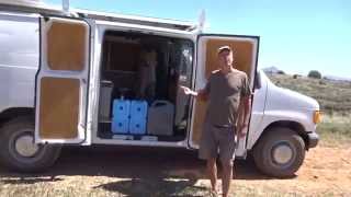 Mike's Simple Elegant Off Grid Van Set up with Solar