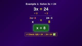 One-Step Equations Made Easy! (Multiply & Divide for 6th Grade)